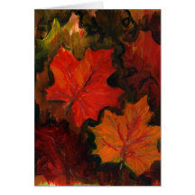 Fall Leaves Greeting Card