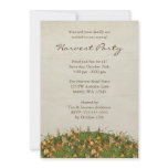 Fall Leaves Harvest Party Invitations