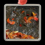 Fall Leaves in Waterfall Ornament