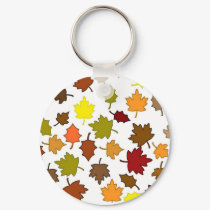 Fall Leaves keychains