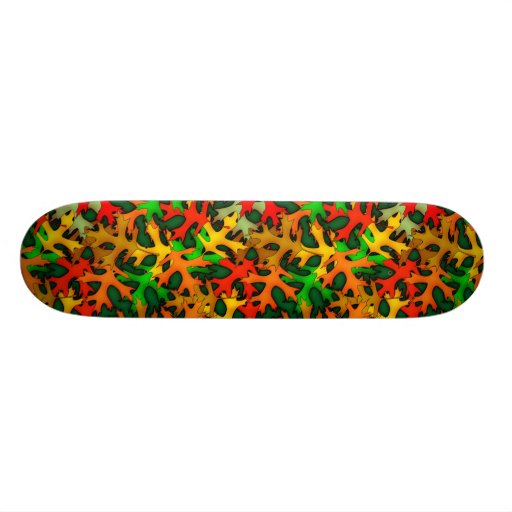 Fall leaves leaf skateboard