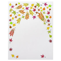 Fall Leaves Letterhead by catsclips Fall Leaves Letterhead