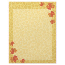 Fall Leaves Letterhead