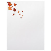 Fall Leaves Letterhead