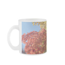 Fall leaves mug
