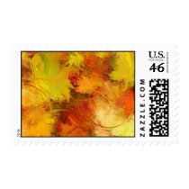 Fall Leaves postage