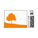 Fall Leaves postage by nejireta Fall Leaves postage