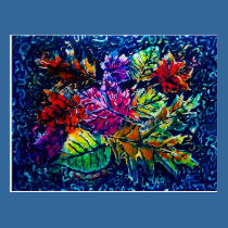 FALL LEAVES postcards
