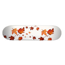 Fall Leaves Skateboard