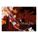 Fall Leaves Thank You Note Cards