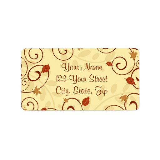 turkey-happy-thanksgiving-personalized-address-label-zazzle