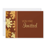 Fall Leaves Thanksgiving Invitation Card
