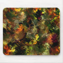 Fall Leaves Watercolour Mousepad by estjohn Fall Leaves Watercolour Mousepad