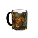 Fall Leaves Watercolour Mug by estjohn Fall Leaves Watercolour Mug