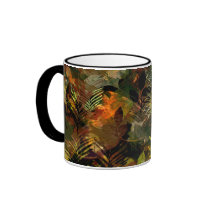 Fall Leaves Watercolour Mug mugs