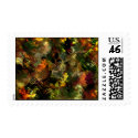 Fall Leaves Watercolour Postage Stamp by estjohn Fall Leaves Watercolour Postage Stamp