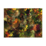 Fall Leaves Watercolour Postcard