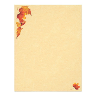 Maple Leaf Letterhead | Zazzle