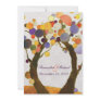 Fall Love Trees Modern Wedding Invitations