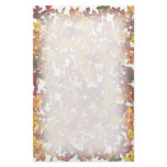 Fall Maple Leaves Stationary Stationery Paper