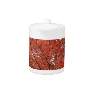 Fall Maple Teapot