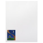 Fall night movie art fun painting for film lovers custom letterhead