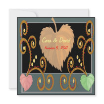 Fall Nuptials Invitation