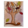 Fall Oak Tree Spiral Note Books