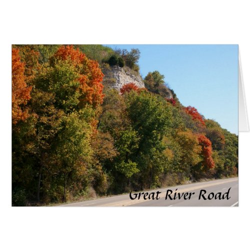 Fall on the Great River Road card
