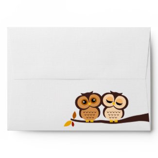 Fall Owls Envelopes envelope