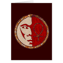 Fall Pagan Moon Greeting Card