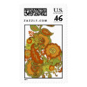 Fall Paisley postage