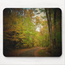 Fall Path Mousepad by pammys Fall Path Mousepad