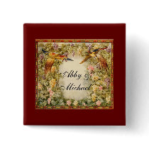 Fall pheasants buttons