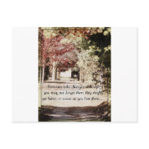 Fall Poem Postcards
