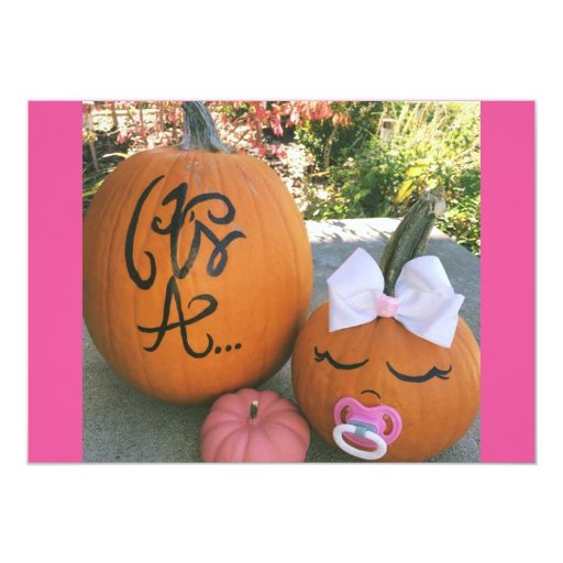fall pregnancy announcement cards