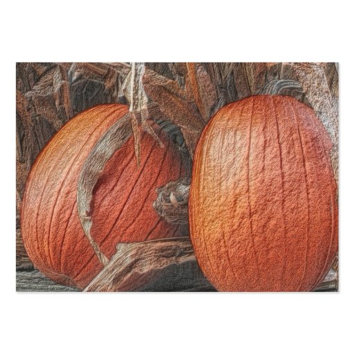 Fall Pumpkins Nature Art Business Card