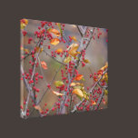 Fall Red Berries canvas prints