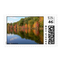 Fall Reflection (Taylor Mill Derry Nh Island Po... postage