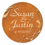 Fall Rhapsody Round Stickers