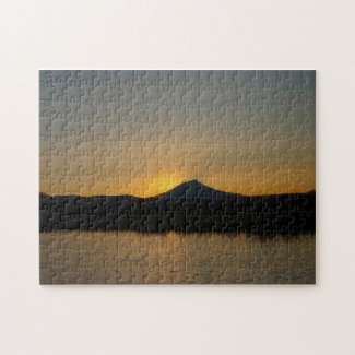 Fall River Sunset Jigsaw Puzzles