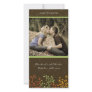 Fall Save the Date Wedding Photocard (4x8) Custom Photo Card