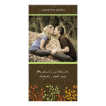 Fall Save the Date Wedding Photocard (4x8) Custom Photo Card
