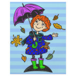 Fall Season Girl Custom Flyer