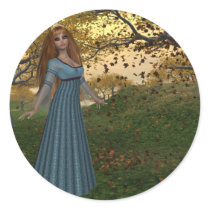 Fall Season Queen - Fantasy/Autumn Stickers by mrssocolov4 Fall Season Queen - Fantasy/Autumn Stickers