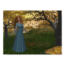 Fall Season Queen  - Fantasy Print