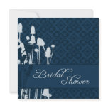 Fall Sophistication Navy BRS Invitation Square