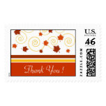 Fall Spiral Thank You !- Postage