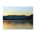 Fall Sunrise on Donner Lake, CA postcards