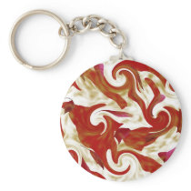 Fall Swirl Design Keychains